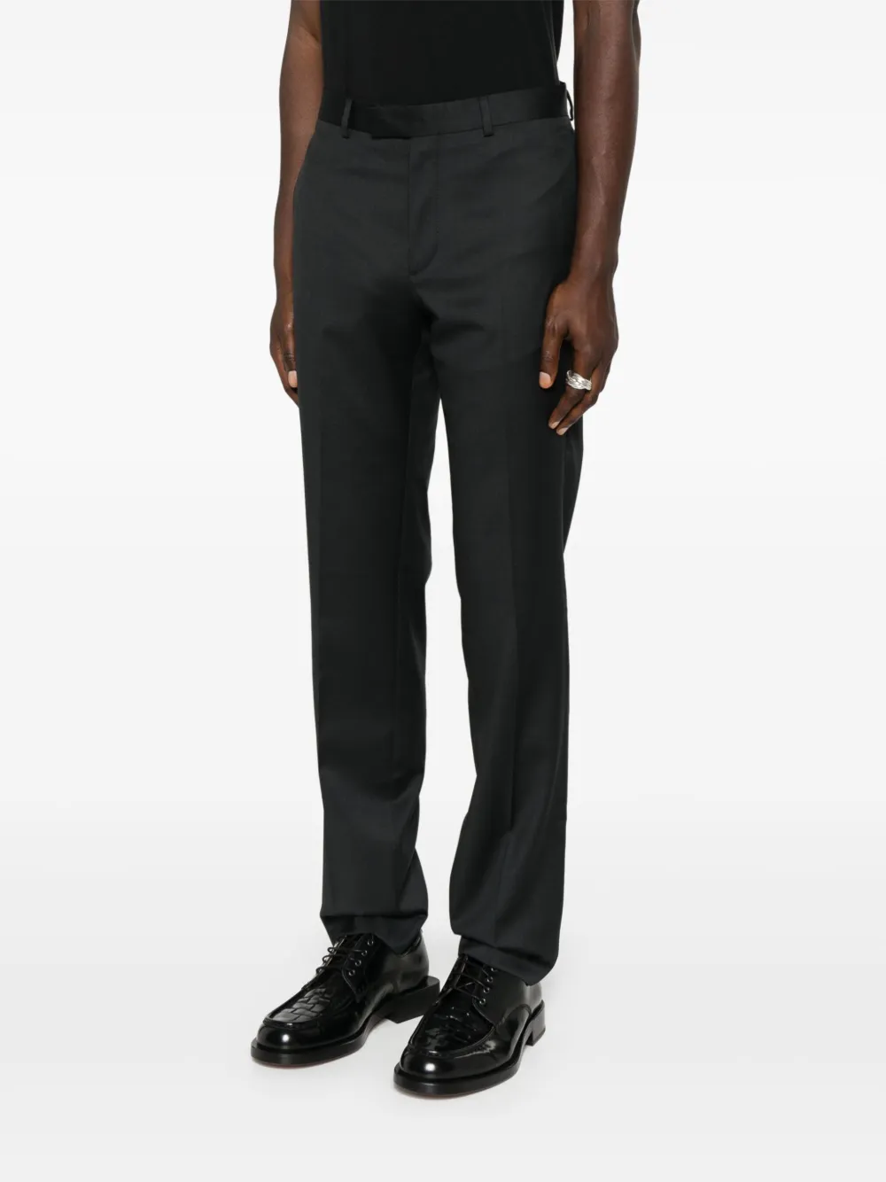 SANDRO Straight broek Zwart