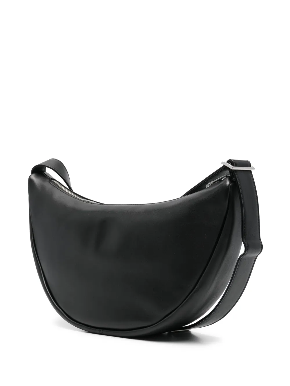 SANDRO Leren crossbodytas Zwart