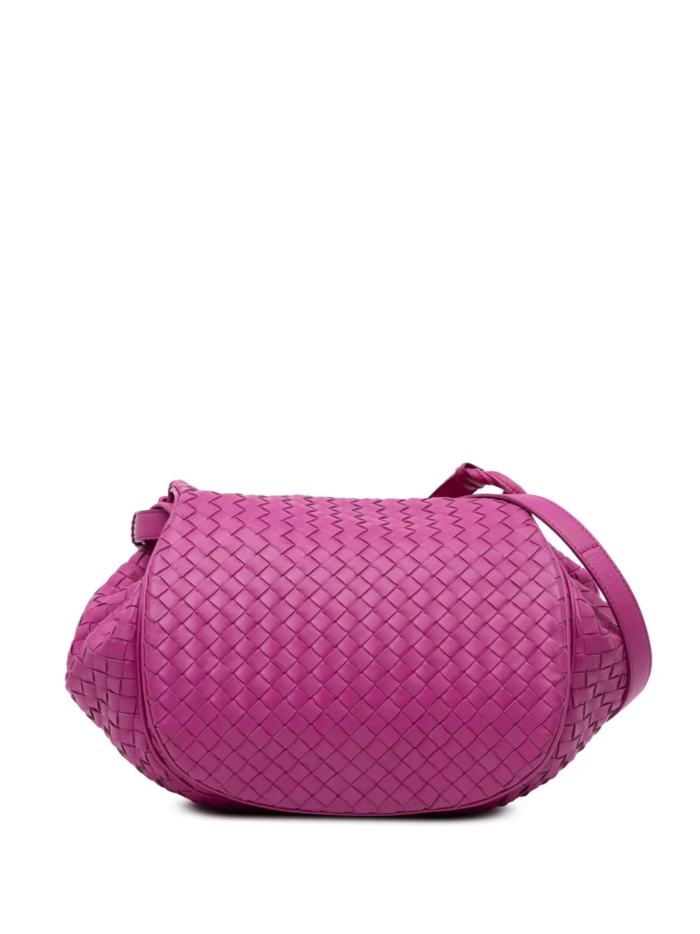 Bottega Veneta Pre-Owned 2011 Nappa Intrecciato Flap crossbody bag | Pink | Image 1