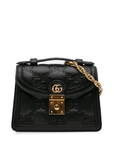 Gucci Pre-Owned 2016-2024 Small GG Matelasse Top Handle Bag satchel