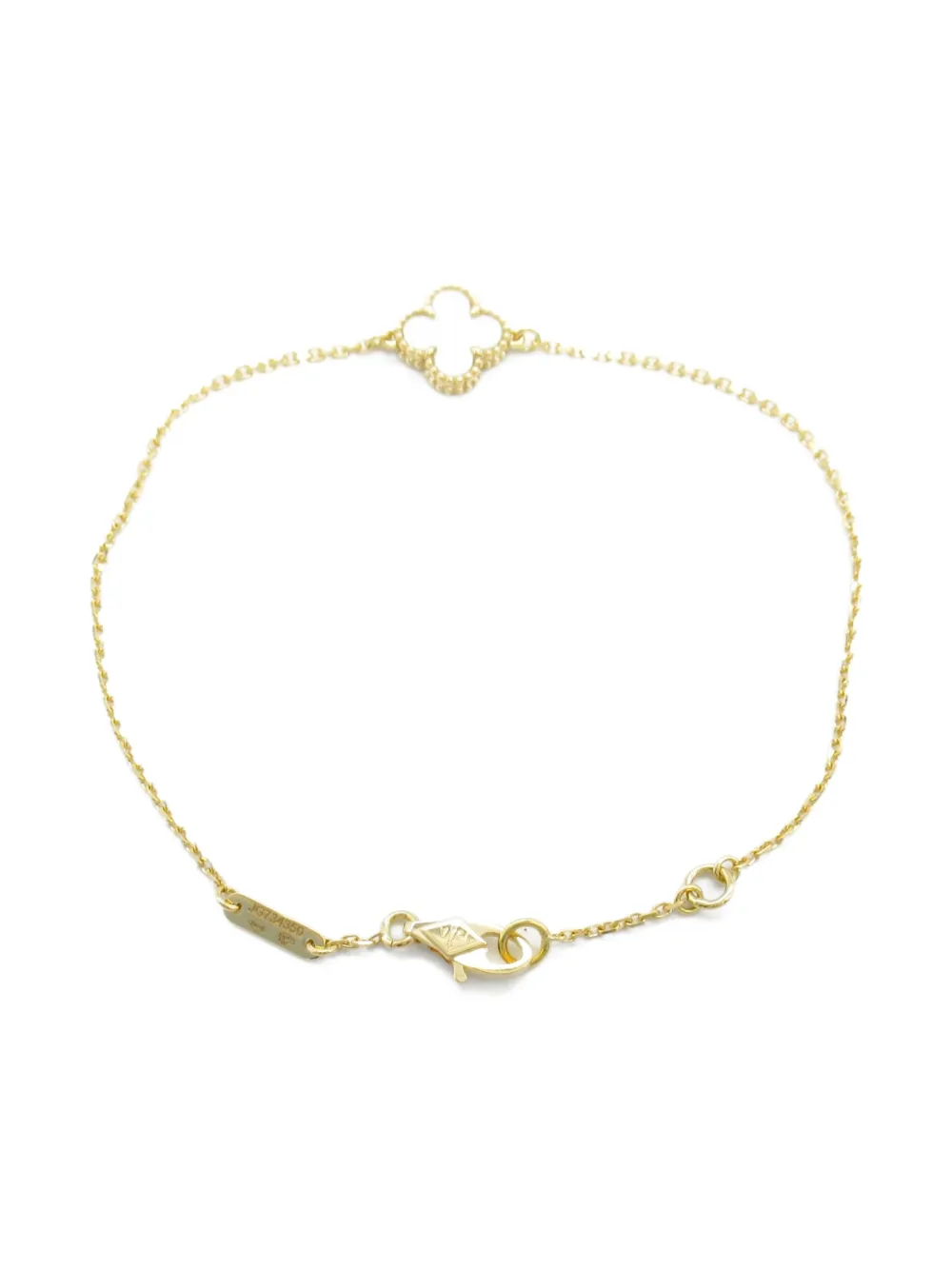 Van Cleef & Arpels 2010s pre-owned 18K yellow gold Sweet Alhambra bracelet | Image 2
