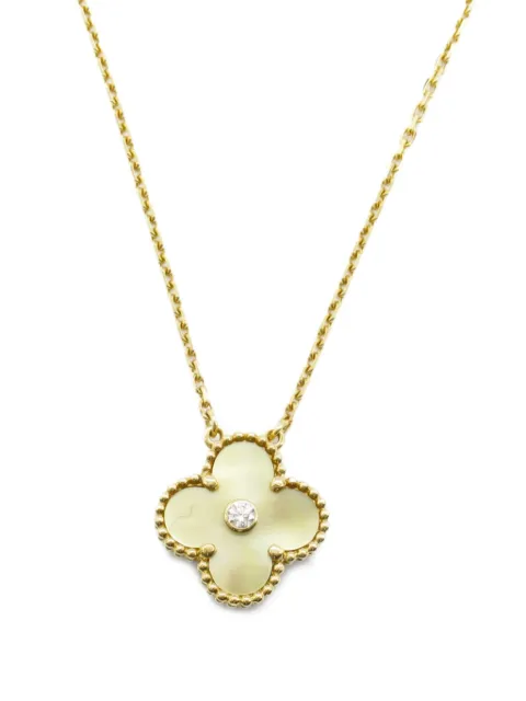 Van Cleef & Arpels collar Alhambra en oro amarillo de 18kt con madreperla y diamante 2010