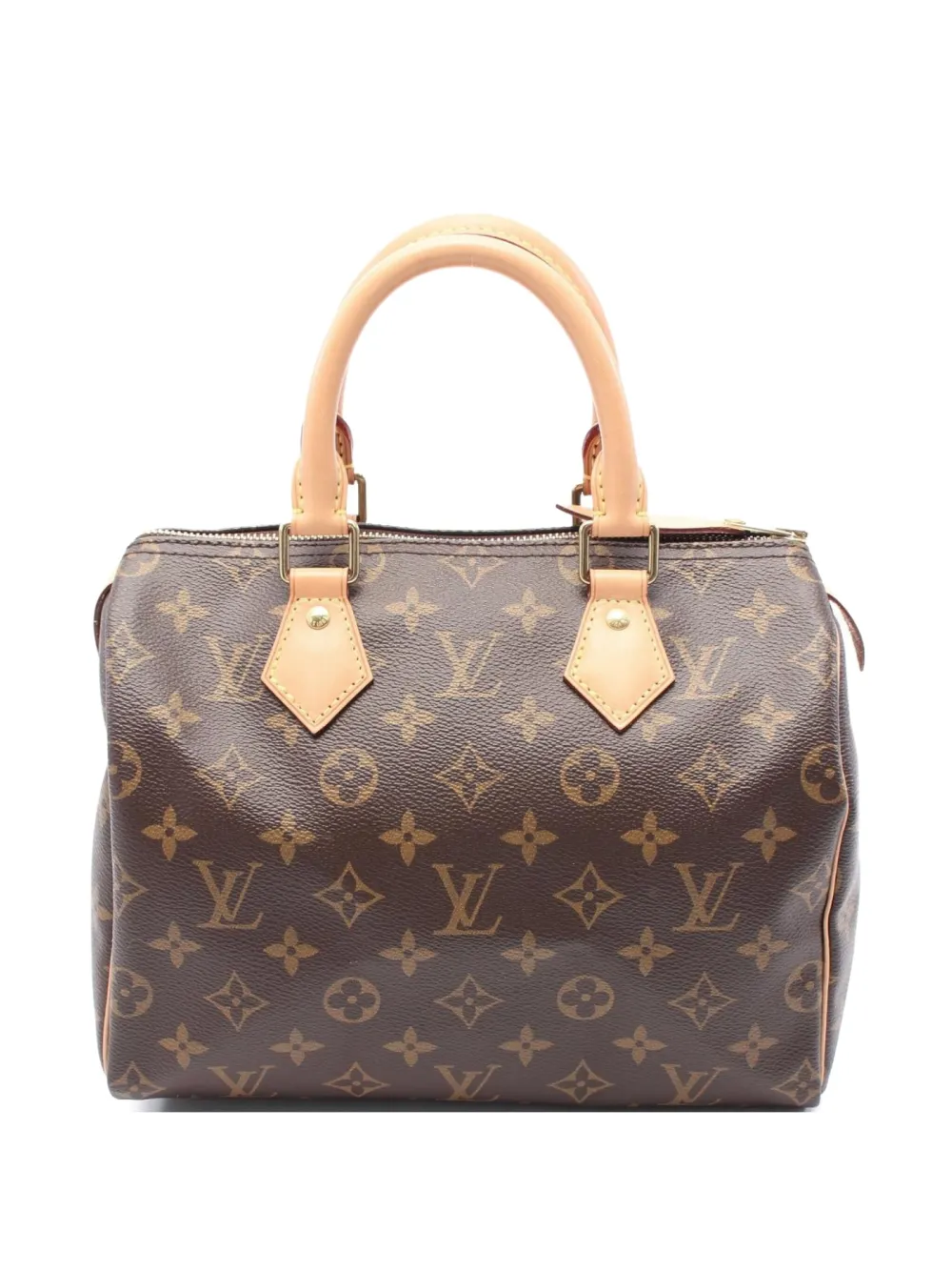 Louis Vuitton Pre-Owned 2021 モノグラム スピーディ 25 ハンドバッグ - ブラウン Louis Vuitton Pre-Owned 2021 モノグラム スピーディ 25 ハンドバッグ - ブラウン