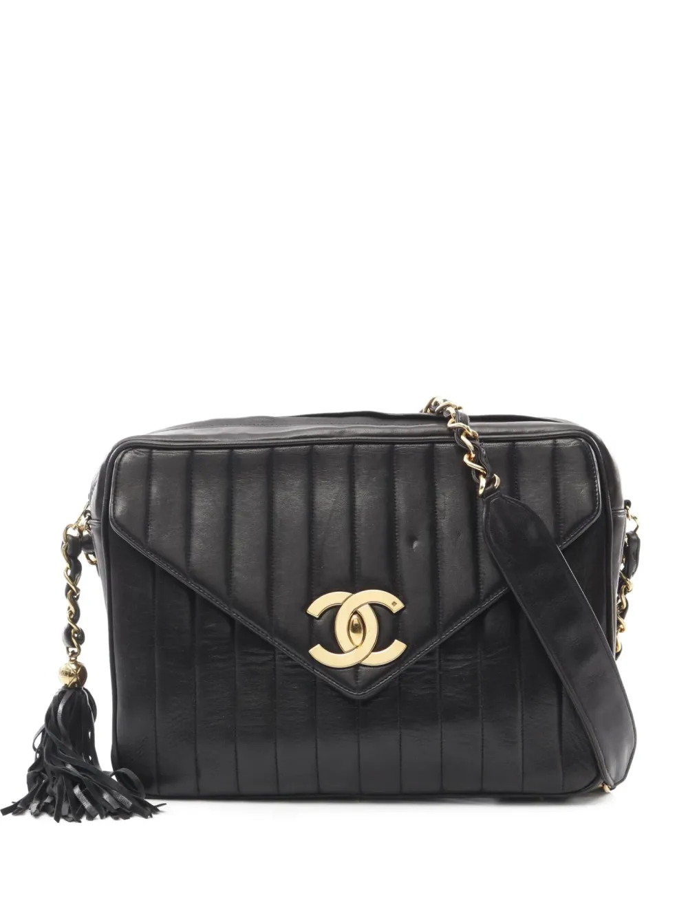 CHANEL Pre-Owned 1994-1996 マドモアゼル ショルダーバッグ - ブラック CHANEL Pre-Owned 1994-1996 マドモアゼル ショルダーバッグ - ブラック