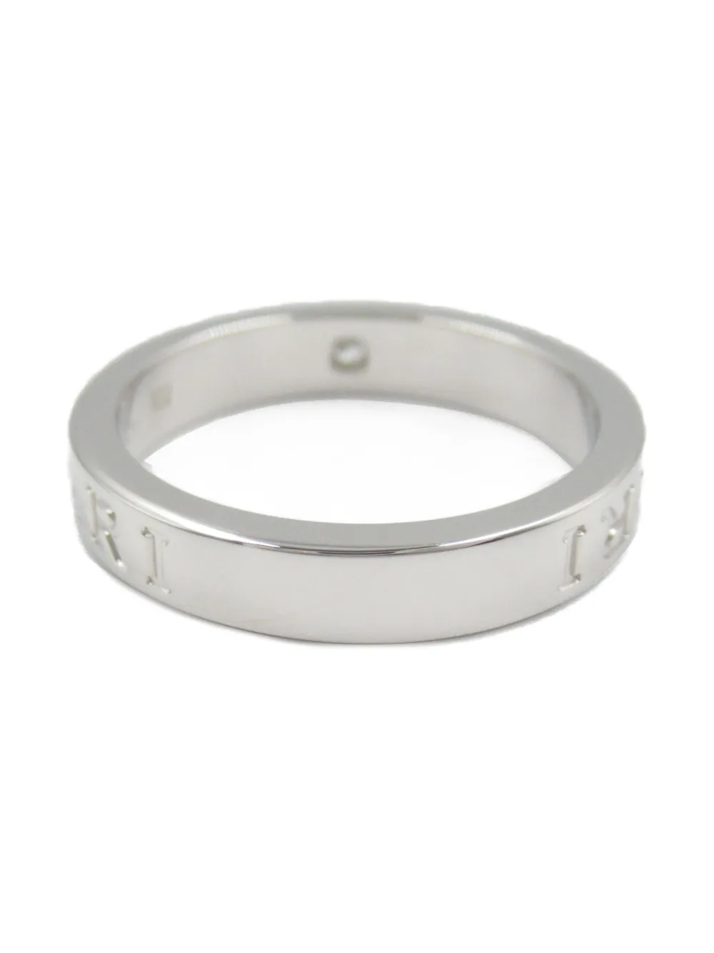 Bvlgari Pre-Owned anillo B.zero1 en oro blanco de 18kt con diamante 2010 | Hombre | Image 2