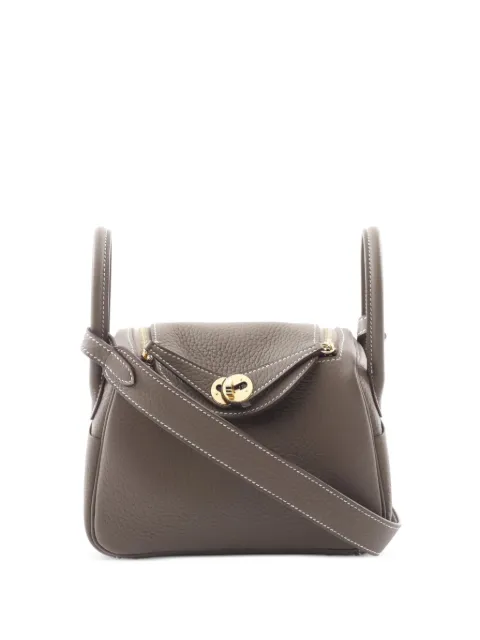Hermès Pre-Owned شنطة يد 'ليندي' صغيرة 2024