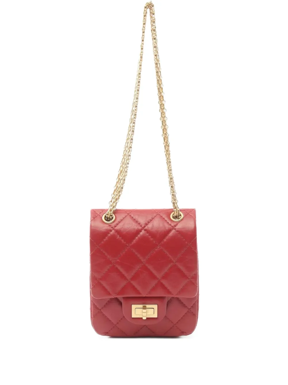 CHANEL Pre-Owned 2020-2021 マテラッセ ショルダーバッグ - レッド CHANEL Pre-Owned 2020-2021 マテラッセ ショルダーバッグ - レッド