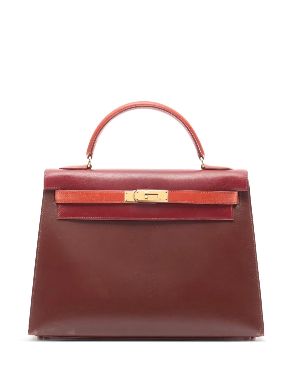 Hermès Pre-Owned 1996 ケリー 32 2wayハンドバッグ - ブラウン Hermès Pre-Owned 1996 ケリー 32 2wayハンドバッグ - ブラウン