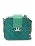 CHANEL Pre-Owned 2017-2018 diamond-quilted shoulder bag - Blue