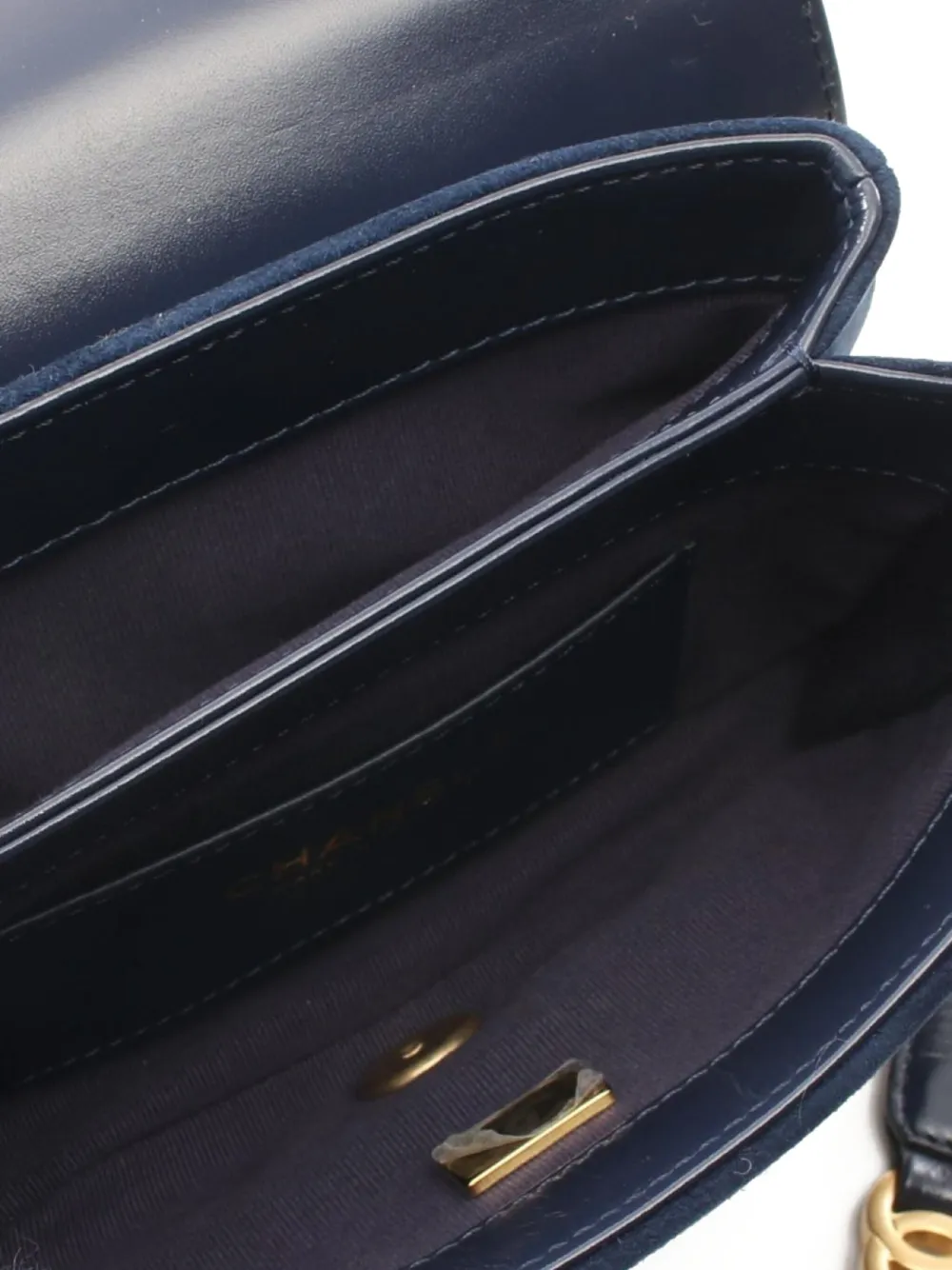 Pre-owned Chanel 2021 Diamond-quilted Shoulder Bag In Blue