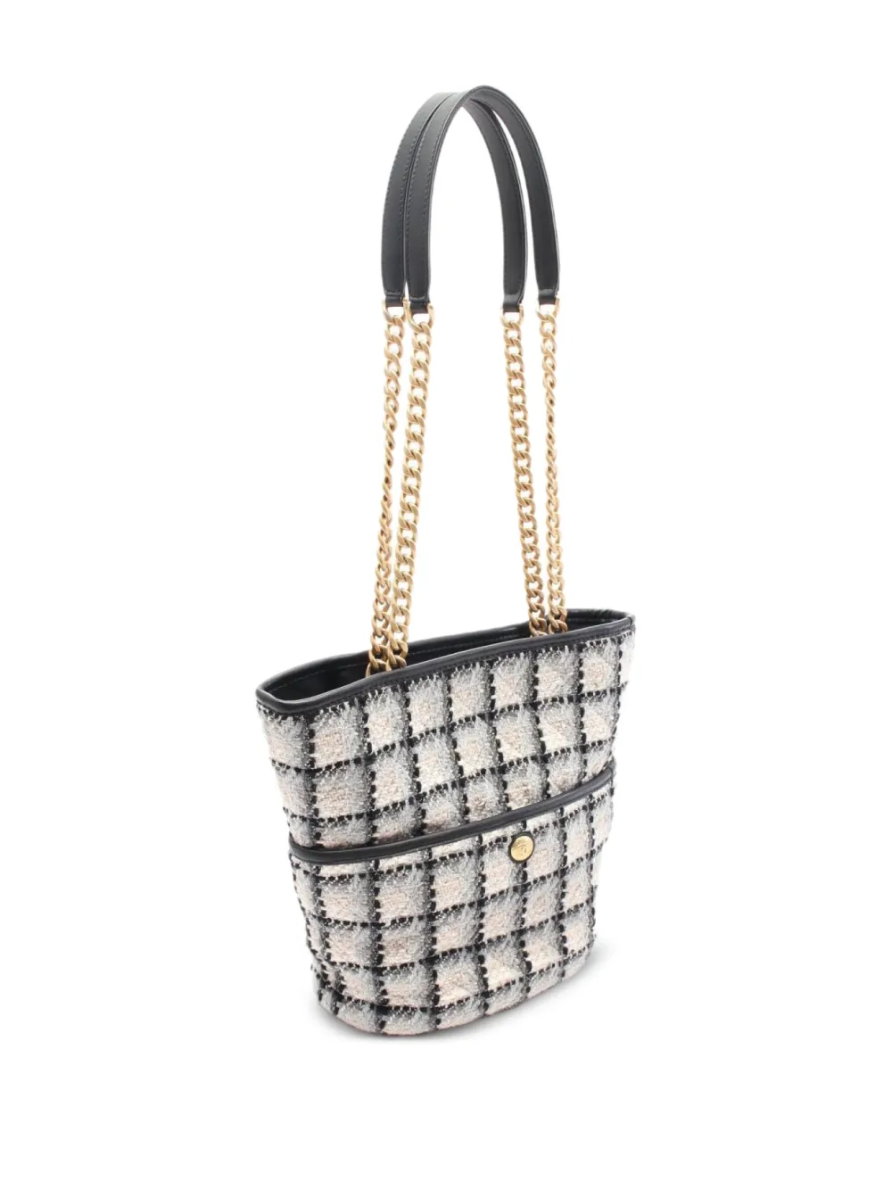 CHANEL Pre-Owned 2021s Coco Mark tweed shoulder bag | Pre-Owned | Image 2