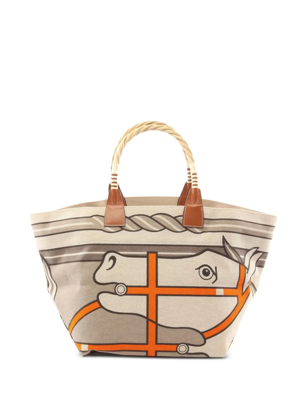 Hermès Pre-Owned 2012 large Steeple handbag | Neutrals | Image 1