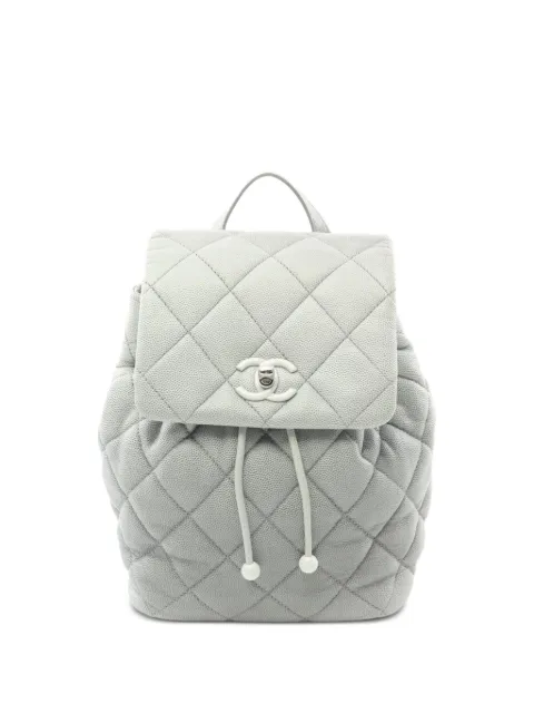 CHANEL Pre-Owned 2021 diamond-quilted backpack