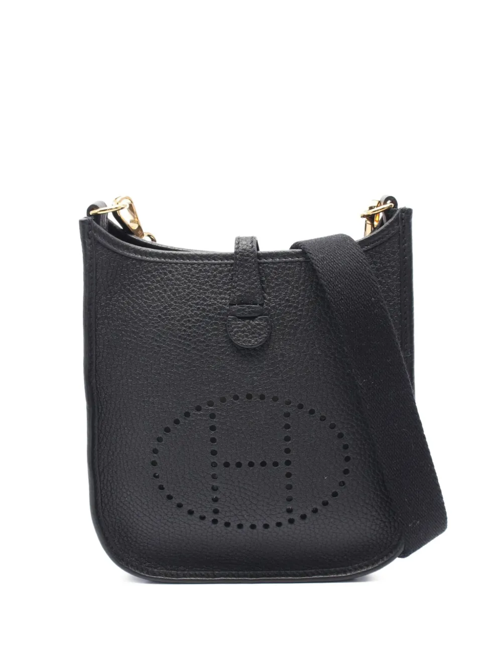 Hermès Pre-Owned 2021 エヴリン PM ハンドバッグ - ブラック Hermès Pre-Owned 2021 エヴリン PM ハンドバッグ - ブラック