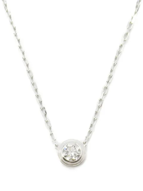 Cartier collar con dije d'Amour en oro blanco de 18kt con diamantes 2010