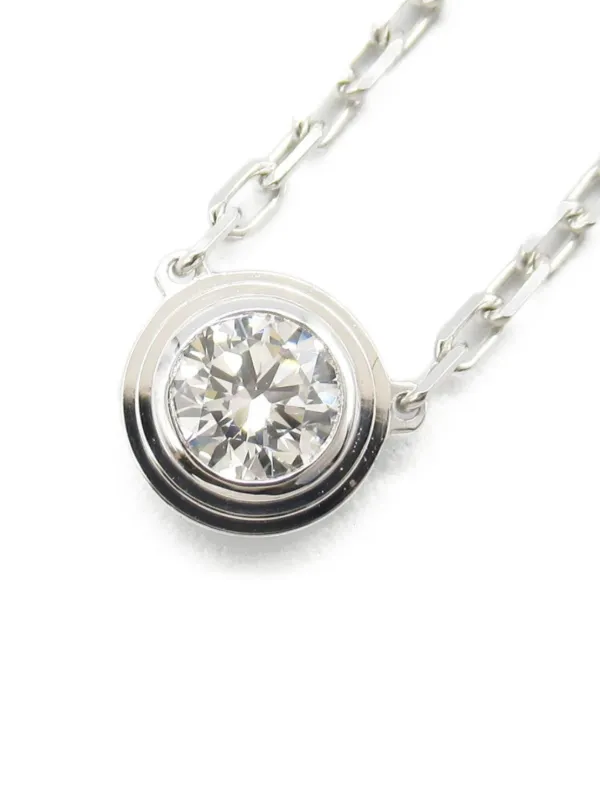 【Cartier】d'Amour 18K ネックレス S 送料込み ダイヤ white Cartier】d'Amour 18K ネックレス S 送料込み ダイヤ white