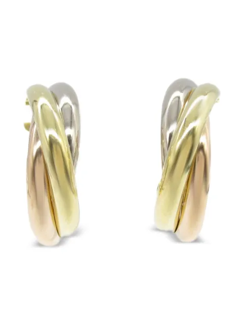 Cartier أقراط حلقية 'ترينتي' ذهب عيار 18 من عقد 2010