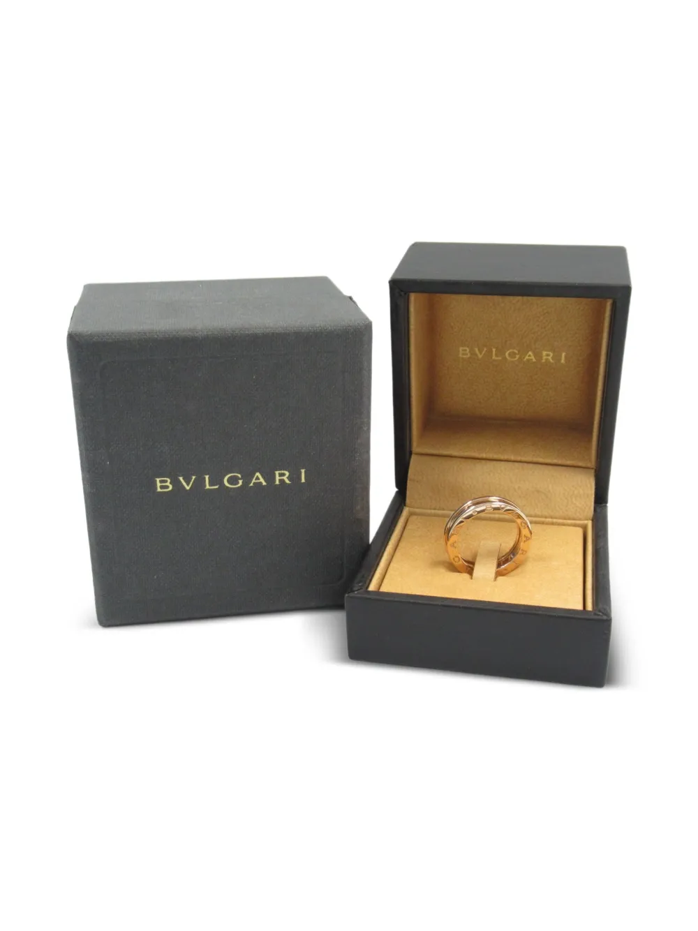 Pre-owned Bvlgari 2010s 18k B.zero1 Ring