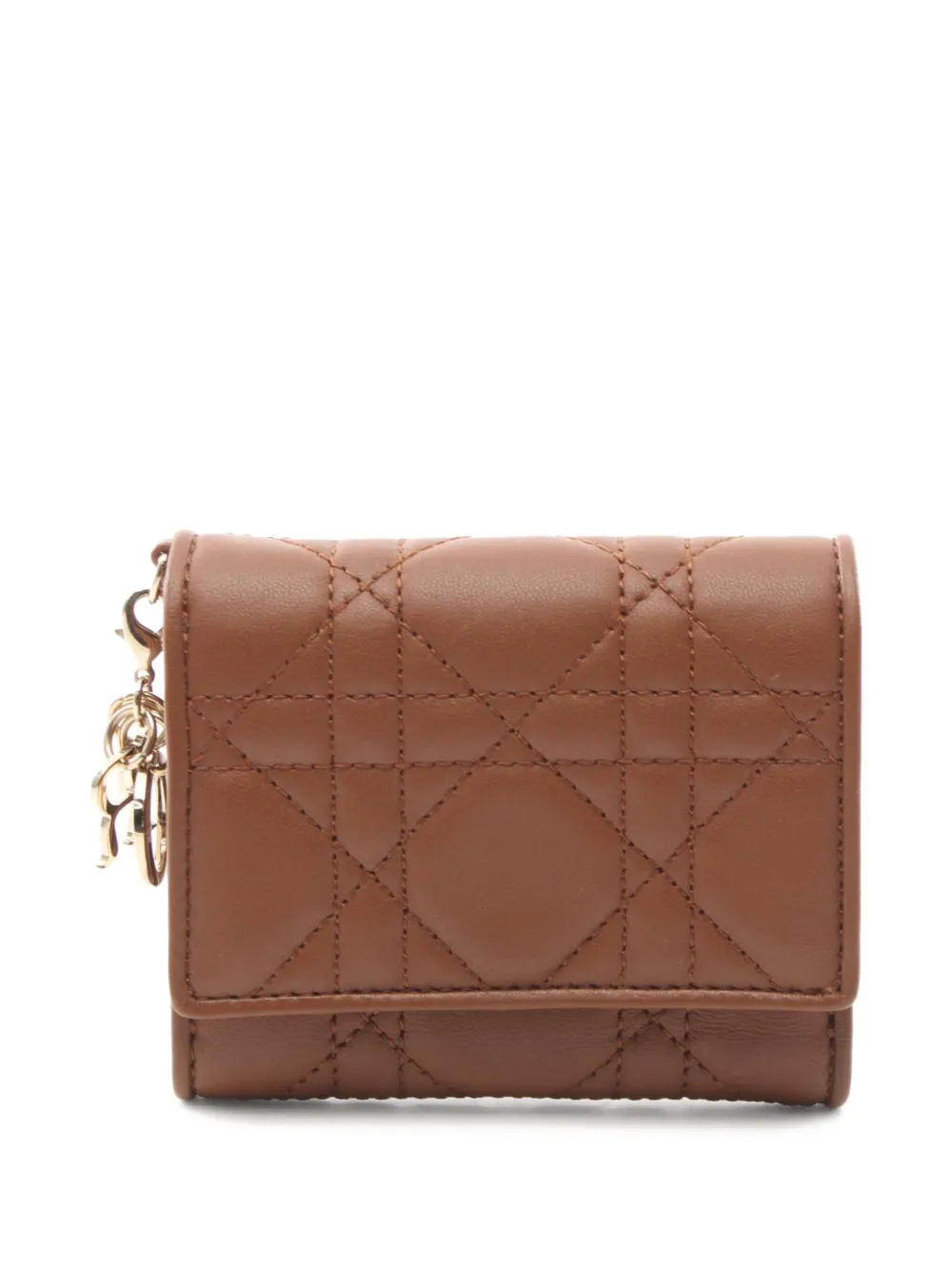 Christian Dior Pre-Owned 2010s レディ ディオール 財布 - ブラウン Christian Dior Pre-Owned 2010s レディ ディオール 財布 - ブラウン