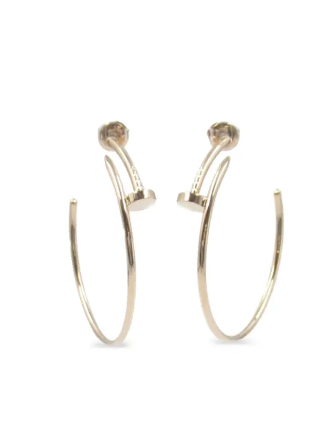 Cartier 2010s 18K rose gold Juste un Clou earrings 