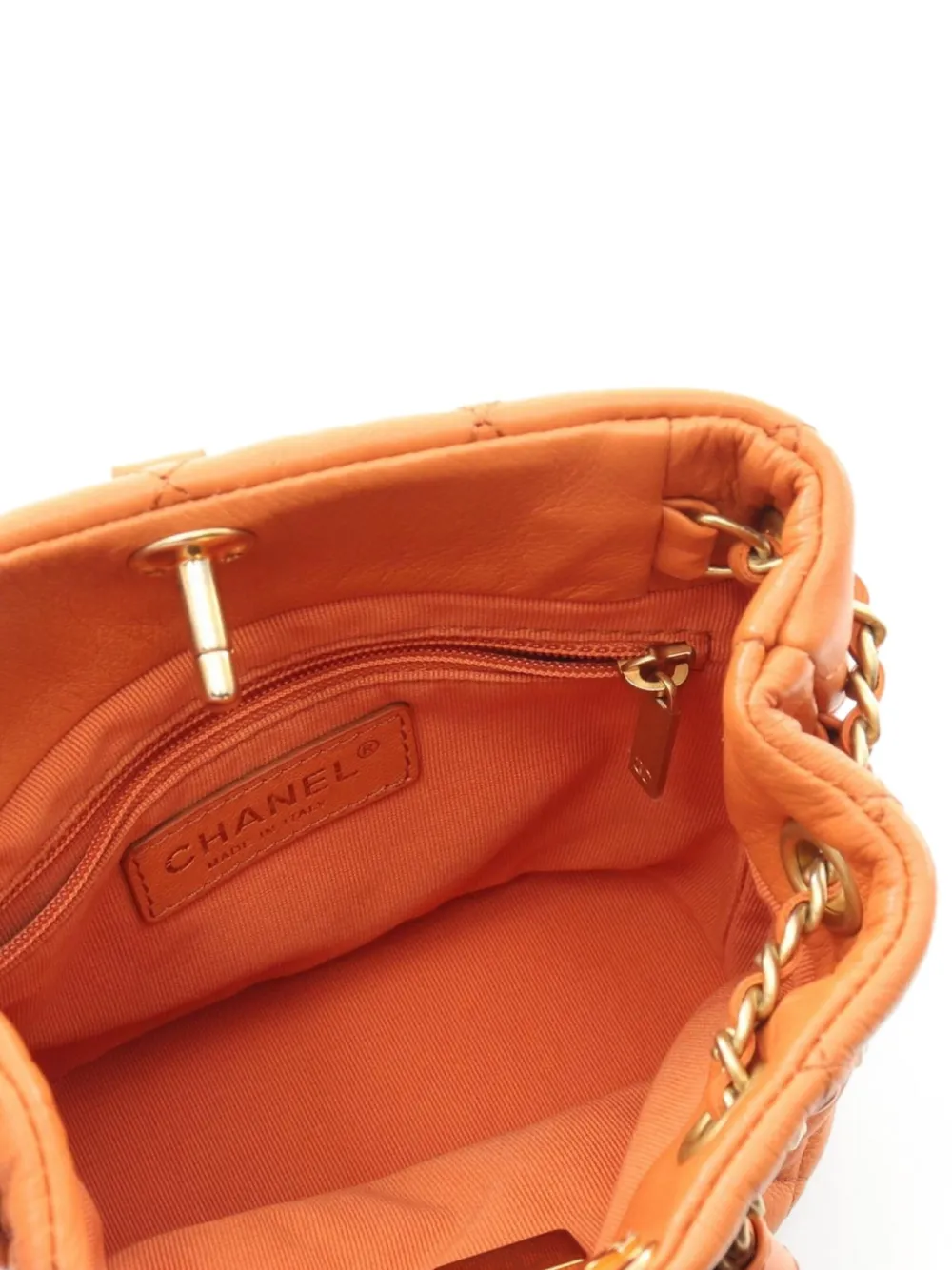 Pre-owned Chanel 2021 Interlocking Cc-logo Backpack