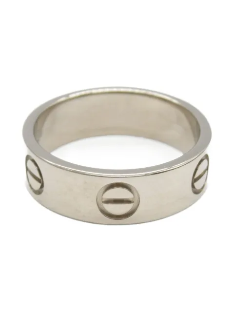 Cartier 2010s 18K white gold Love ring