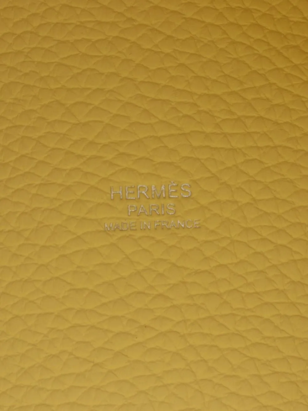 Pre-owned Hermes 2024 Picotin Lock Pm Tote Bag In Yellow