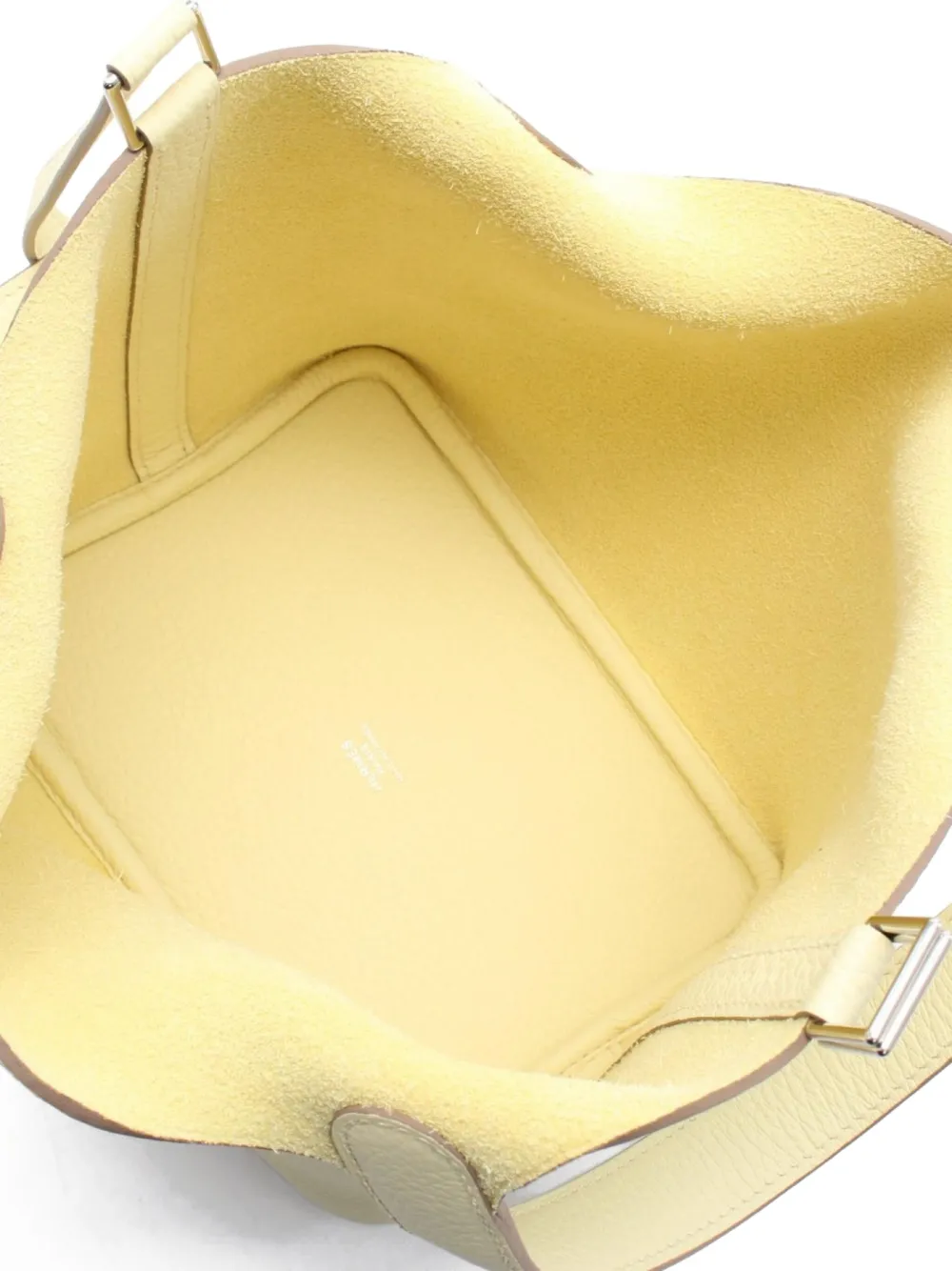 Pre-owned Hermes 2024 Picotin Lock Pm Tote Bag In Yellow