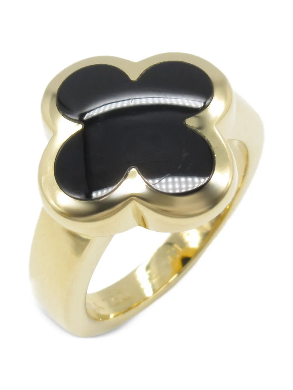 Van Cleef & Arpels Pre-Owned anillo Pure Alhambra en oro amarillo de 18kt con ónice 2010 | Image 2