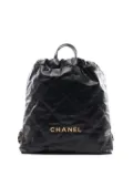 CHANEL Pre-Owned 2021 large Chanel 22 backpack - Black