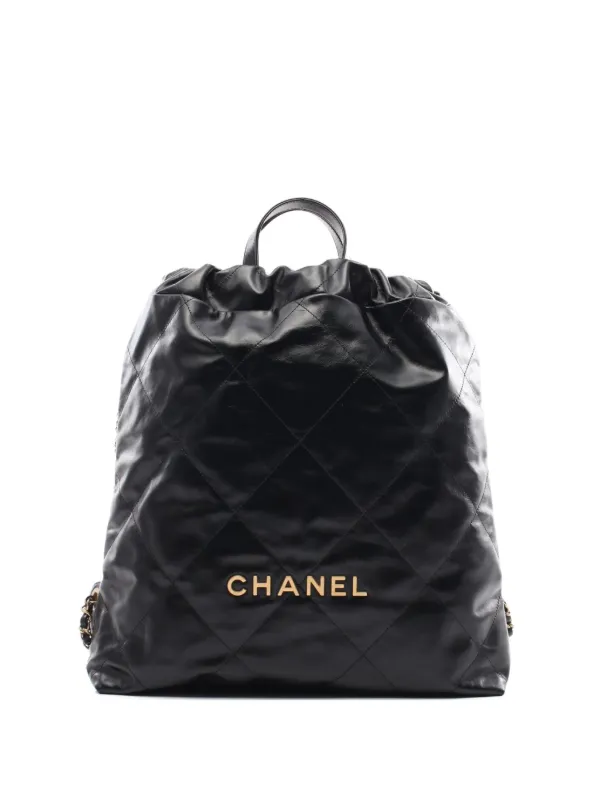 CHANEL Pre-Owned 2021 シャネル 22 バックパック L | ブラック