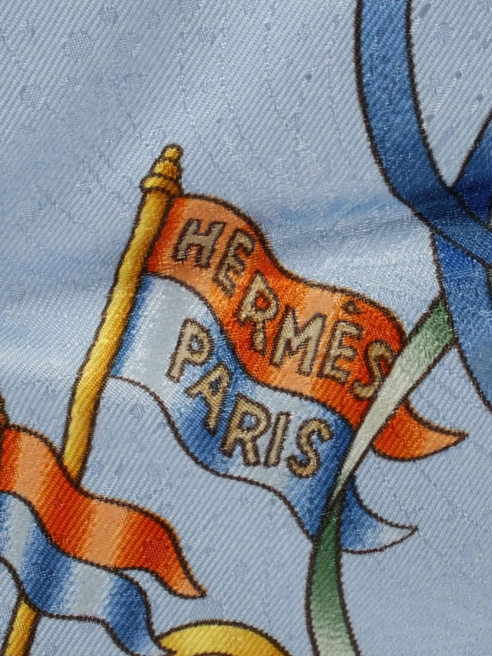 Pre-owned Hermes 2010s Carré 90 Luna Park Scarf