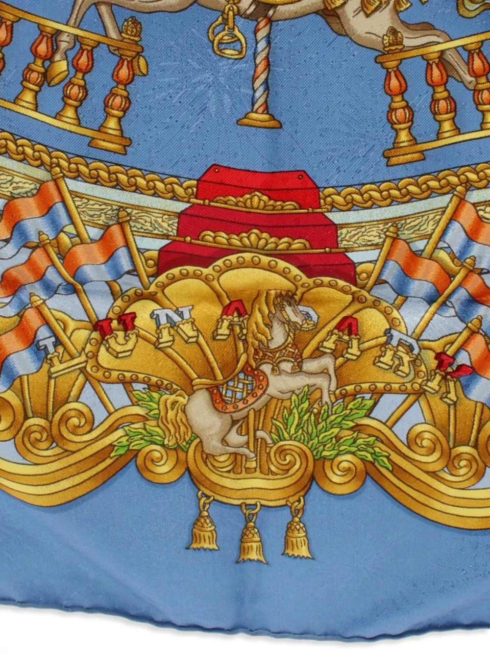 Pre-owned Hermes 2010s Carré 90 Luna Park Scarf