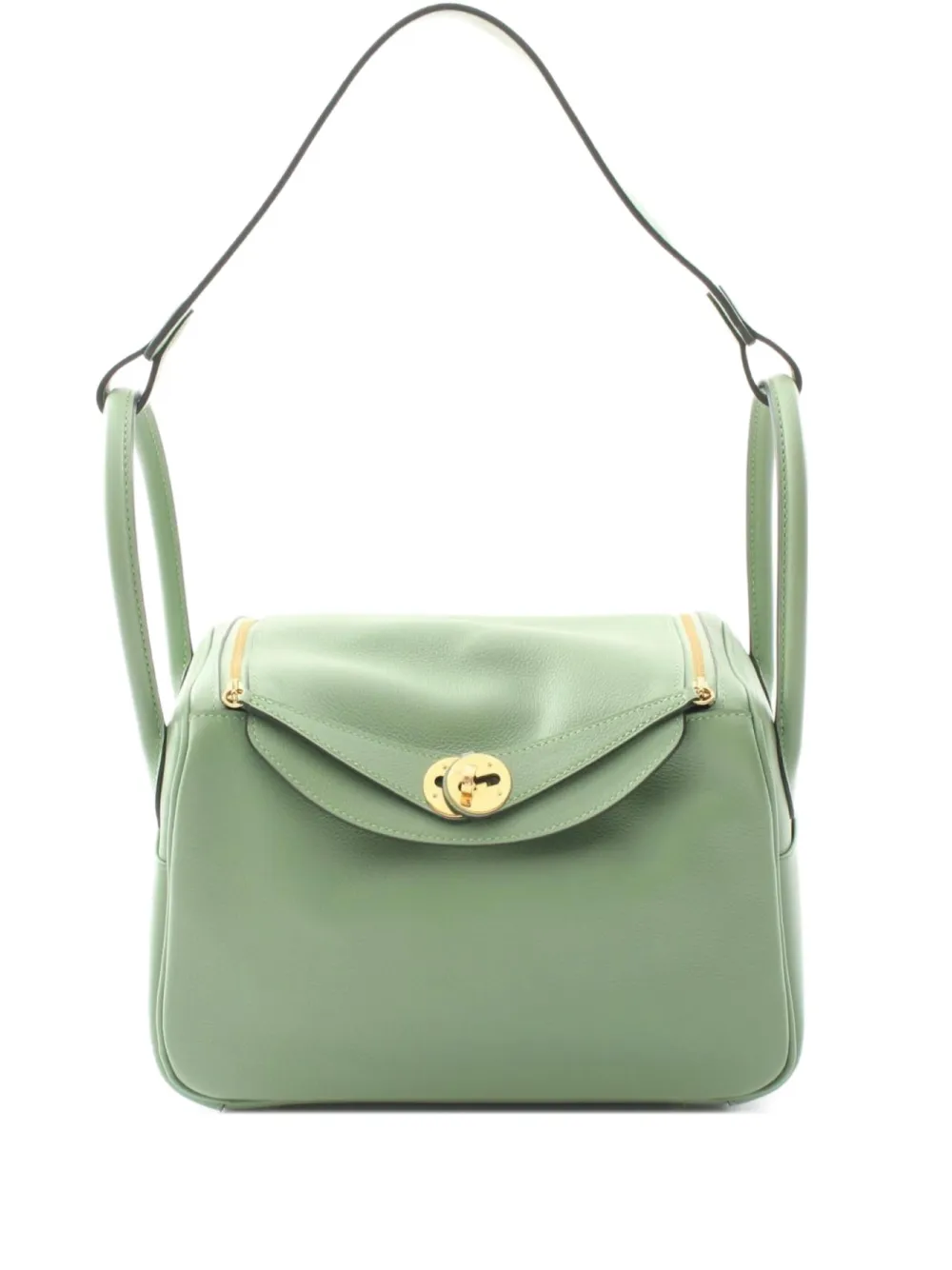 Hermès Pre-Owned 2023 リンディ 26 ショルダーバッグ - グリーン Hermès Pre-Owned 2023 リンディ 26 ショルダーバッグ - グリーン