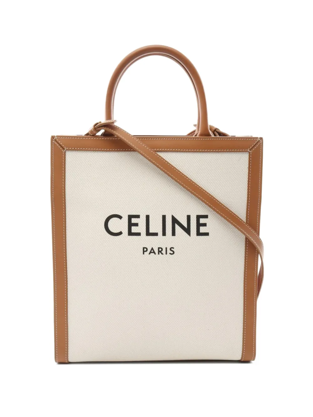 Céline Pre-Owned 2010s small Vertical Cabas two-way handbag | White | Image 1