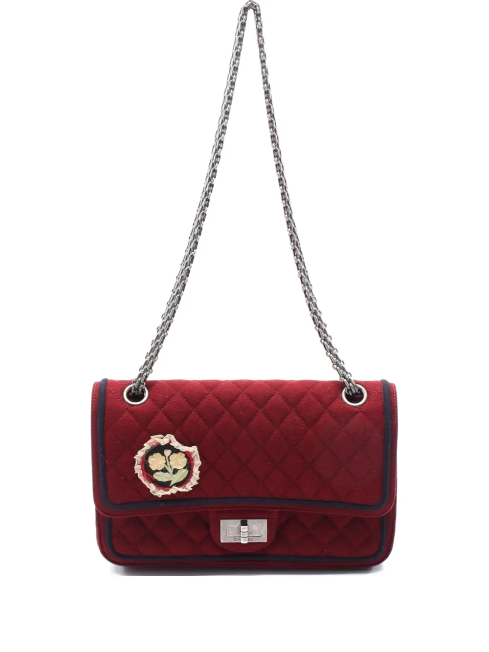 CHANEL Pre-Owned 2015-2016 2.55 Matelasse handbag - レッド CHANEL Pre-Owned 2015-2016 2.55 Matelasse handbag - レッド