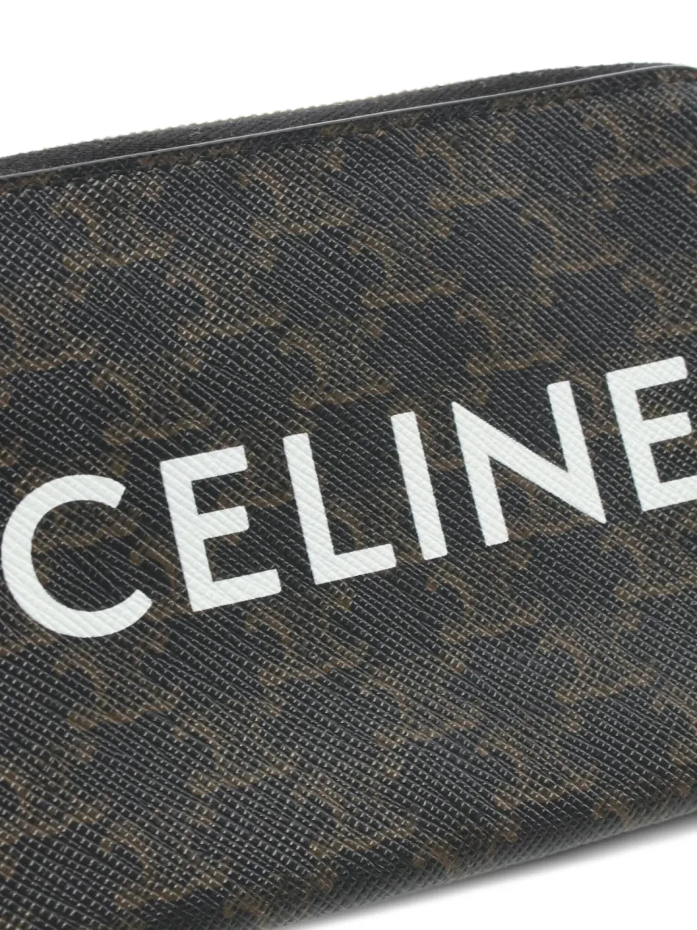 Pre-owned Celine 2010s Triomphe Cardholder In Brown