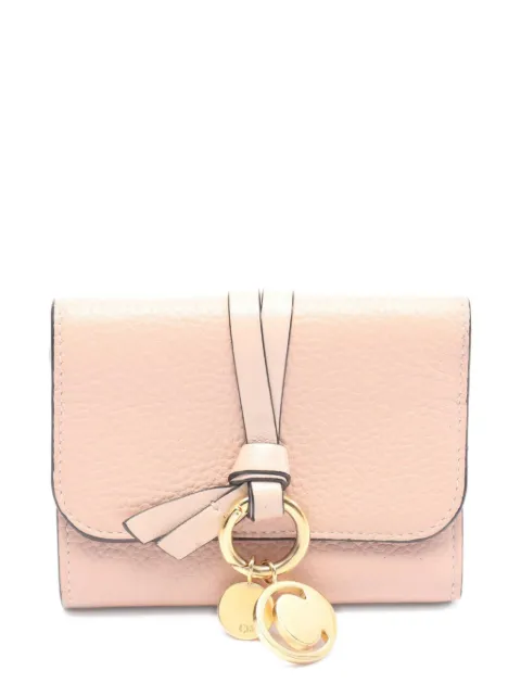Chloé Pre-Owned cartera plegable Alphabet mini