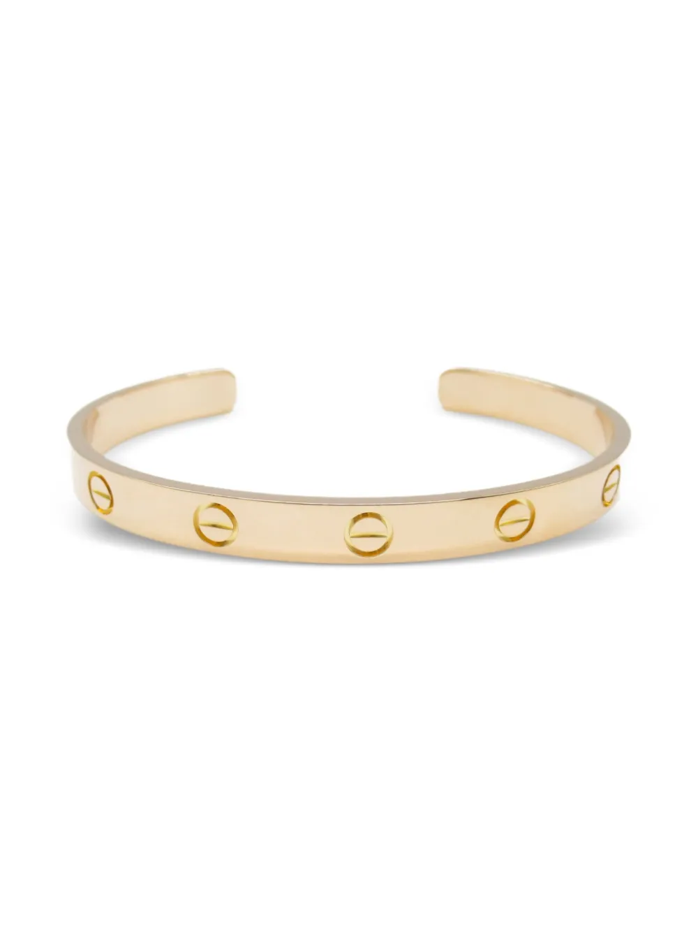 Cartier 2010s ラブ カフブレスレット 18Kローズゴールド - ゴールドトーン Cartier 2010s ラブ カフブレスレット 18Kローズゴールド - ゴールドトーン
