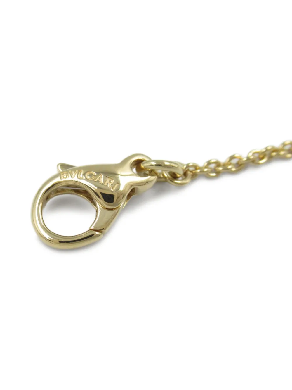 Pre-owned Bvlgari 2010s 18k Yellow Gold Parentesi Necklace