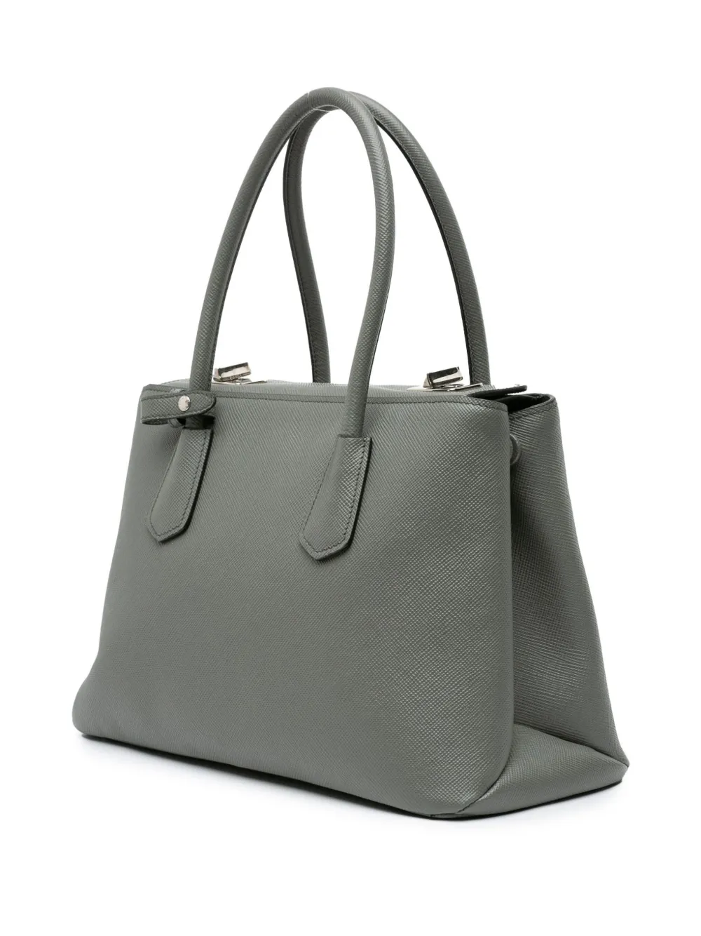 Prada Pre-Owned 2013-2024 Saffiano Cuir Turnlock Twin satchel | Pre-Owned | Image 2