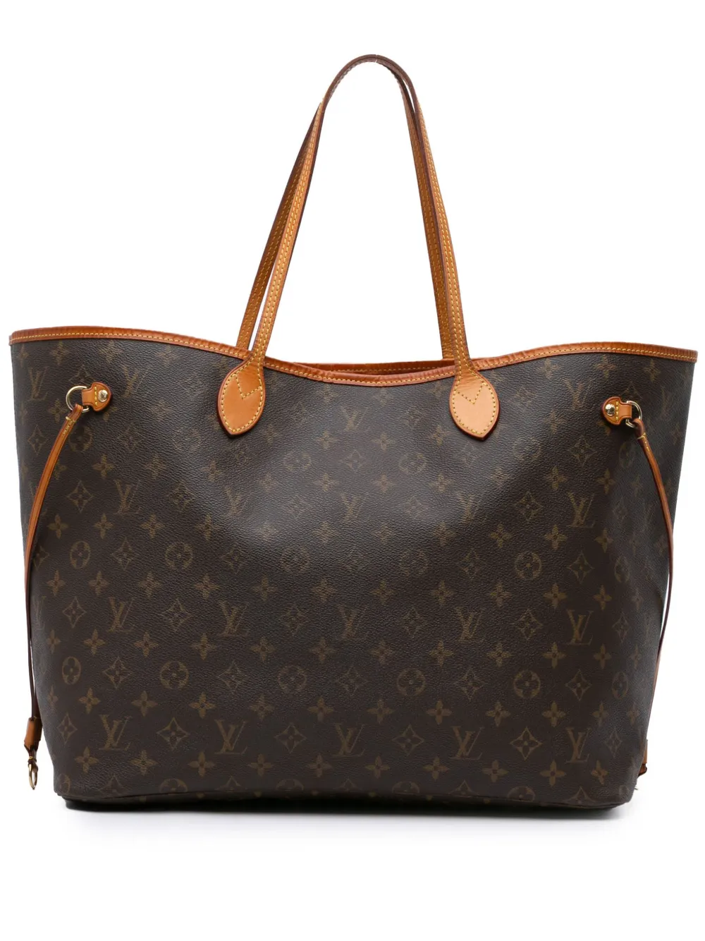 Louis Vuitton Pre-Owned 2009 モノグラム ネヴァーフル MM トートバッグ - ブラウン Louis Vuitton Pre-Owned 2009 モノグラム ネヴァーフル MM トートバッグ - ブラウン