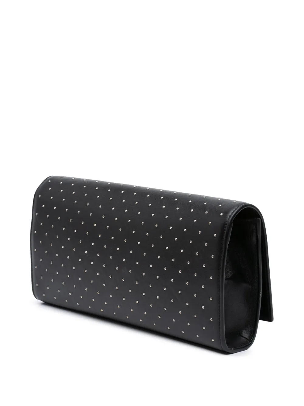 Saint Laurent Pre-Owned 2014 Leather Monogram Studded Cassandre clutch bag | Pre-Owned | Image 2