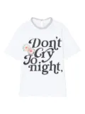 3.1 Phillip Lim Don't Cry Tonight T-shirt - White