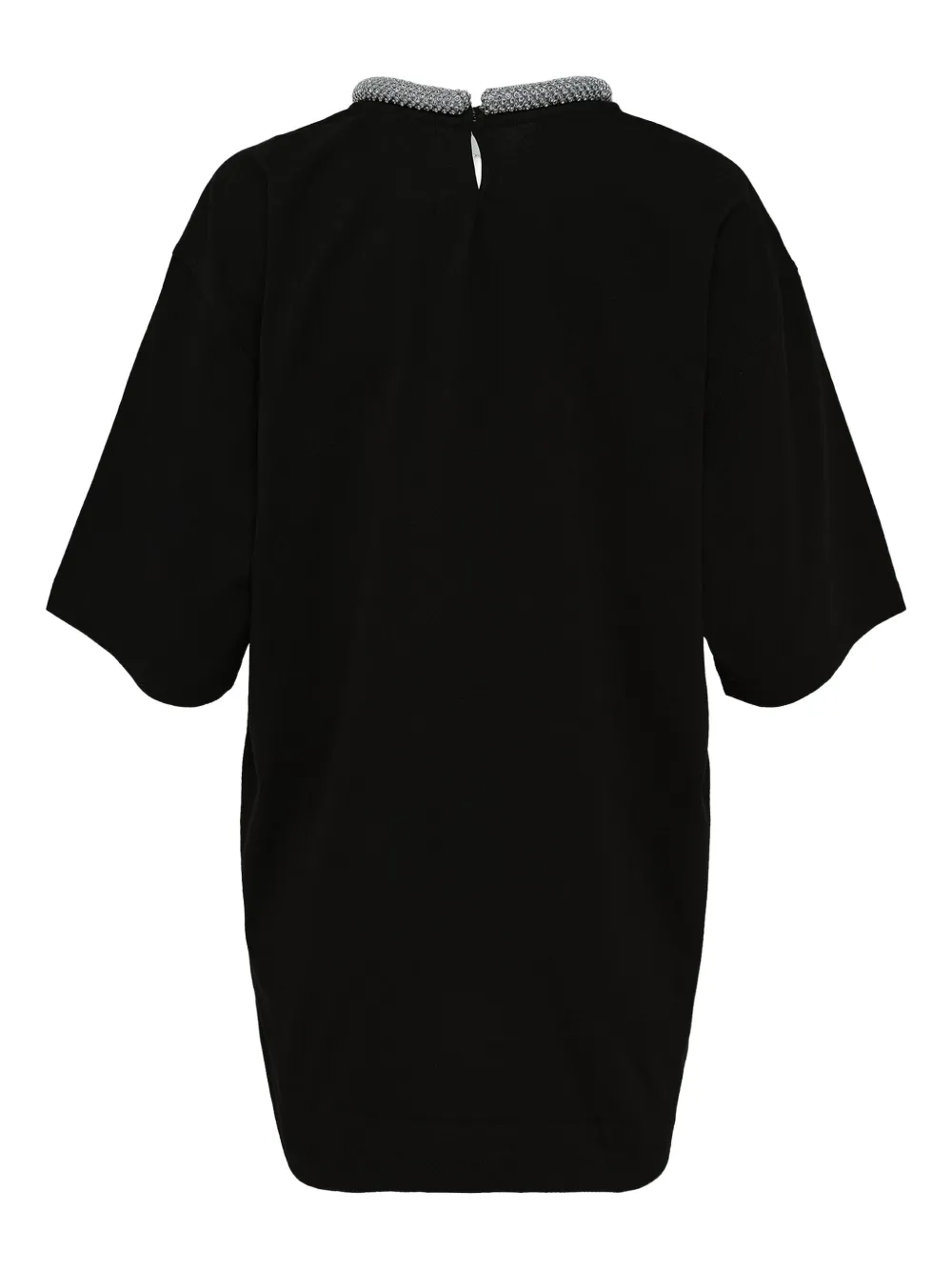 3.1 Phillip Lim Embellished-neck T-shirt In Black