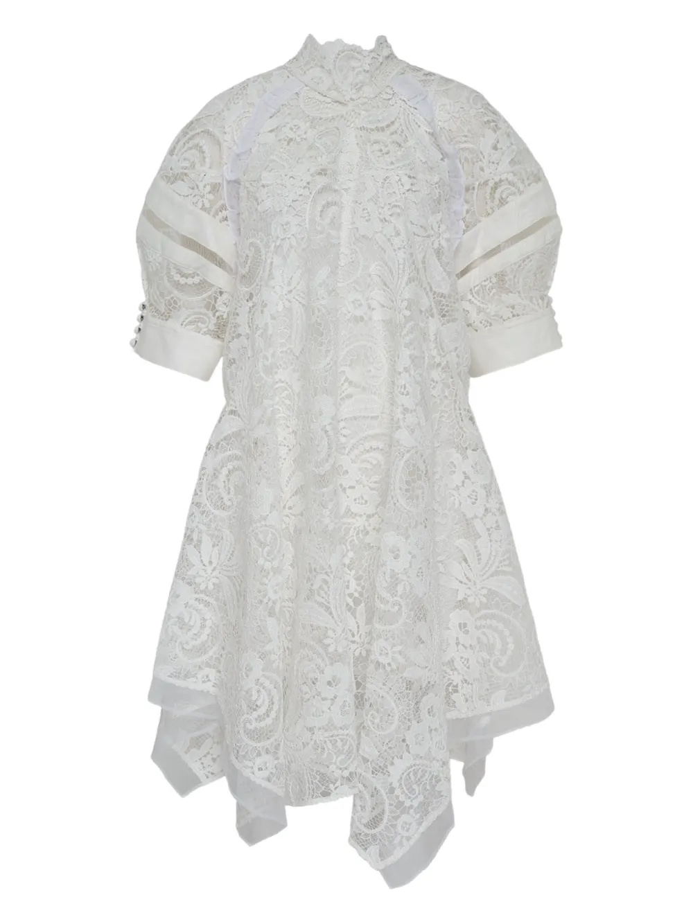 3.1 Phillip Lim lace high-neck dress - ホワイト 3.1 Phillip Lim lace high-neck dress - ホワイト
