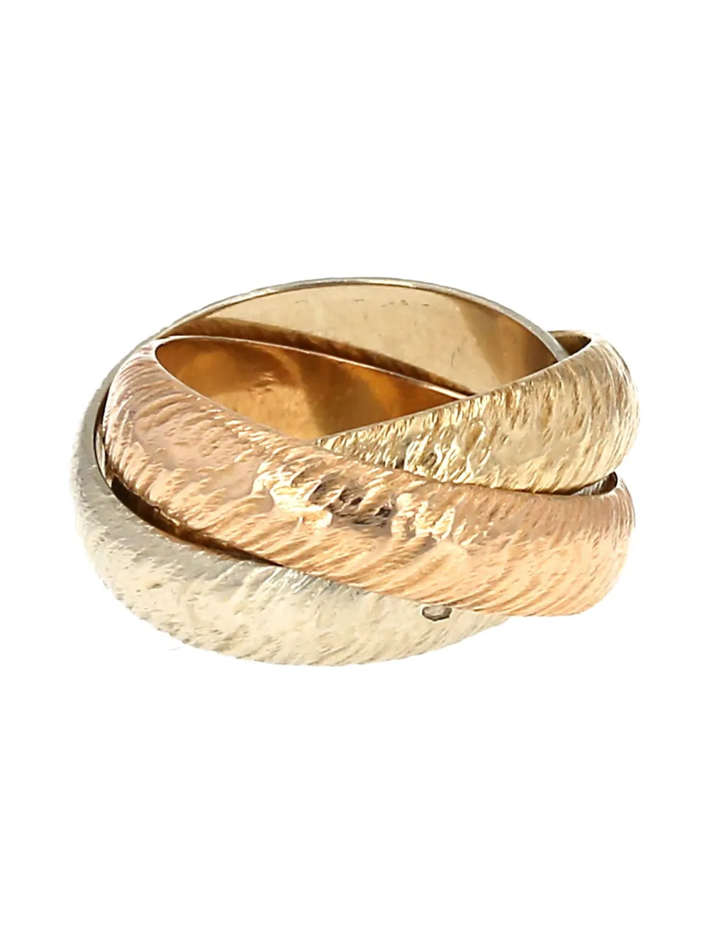 Pre-owned Hermes Gold Interlocking Ring