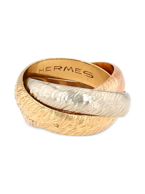 Hermès Pre-Owned gold interlocking ring