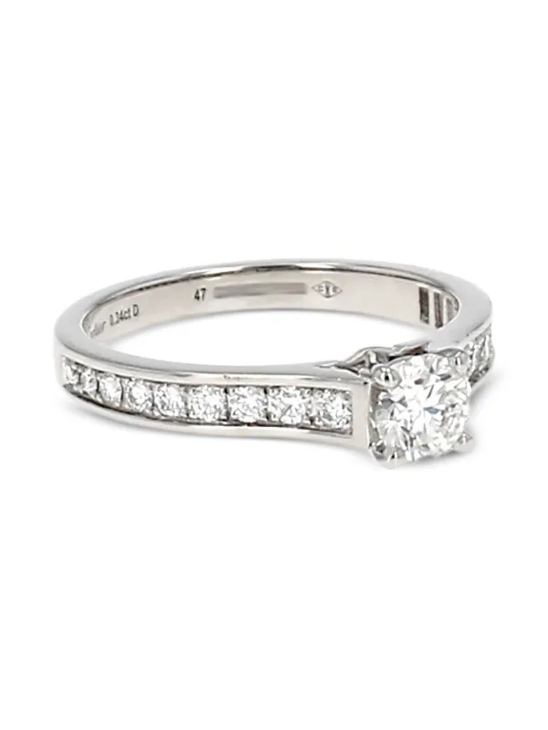 ★SALE【Cartier】１８９５　プラチナ　ダイヤ　リング　１０号　1830 在庫一掃☆【Cartier】1895 プラチナ ダイヤ リング 10号