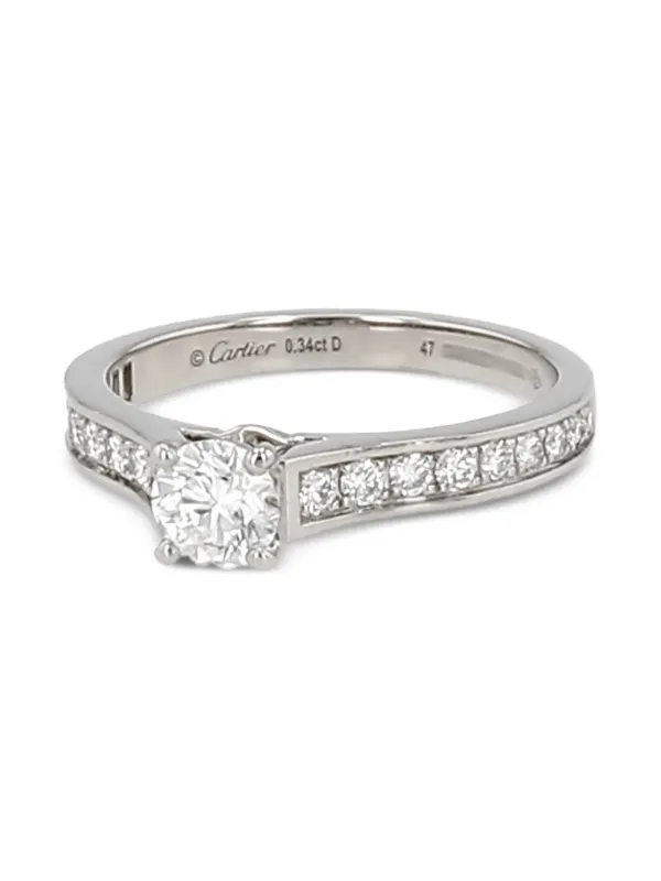 Cartier プレオウンド ソリテール 1895 ダイヤモンド リング